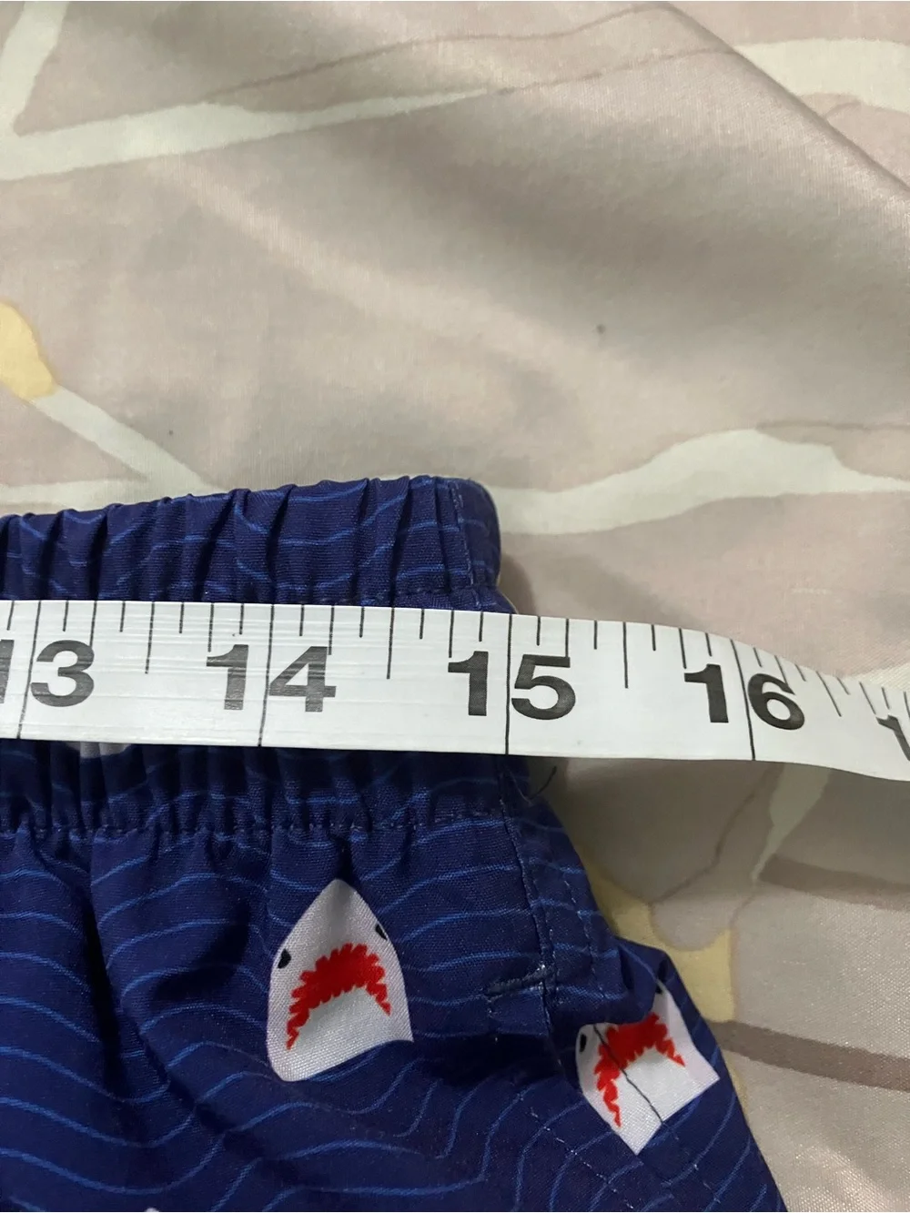 RSVLTS chomp shark week swim trunks size medium